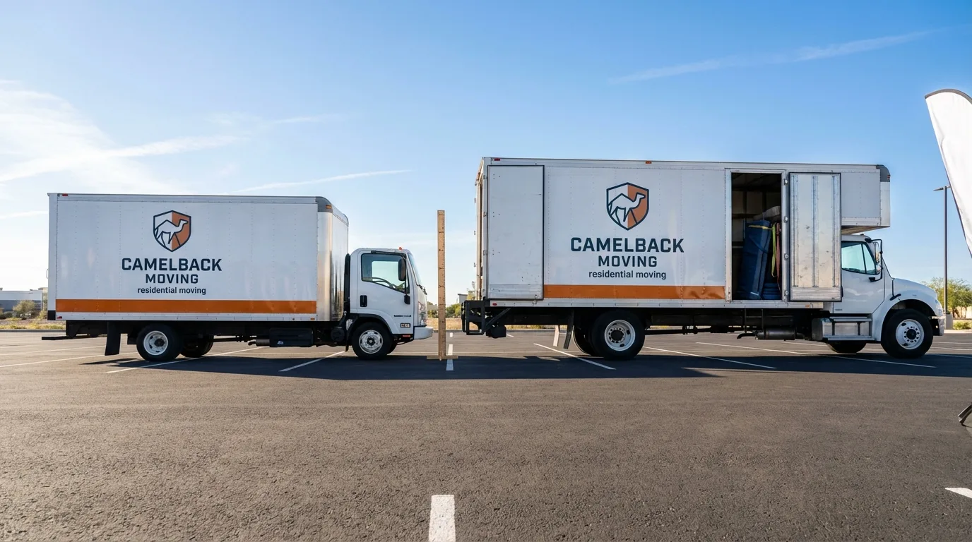 Moving truck size capacity guide in Wilmington